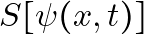 S[\psi(x, t)]