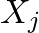 X_j