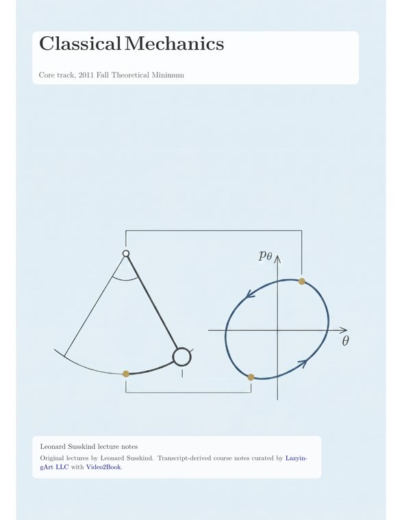 Classical Mechanics course book preview