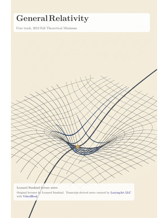 General Relativity course book preview